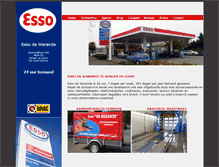 Tablet Screenshot of esso-dewarande.nl